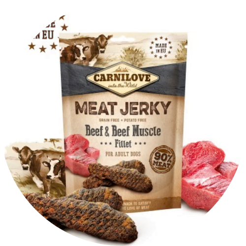 JERKY-URI DE CARNE pentru animale